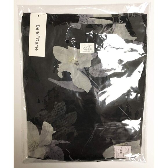 🆕Women White Chiffon Kimono Bathing Suit Cover Up Open Front Summer Dress - Picture 7 of 7